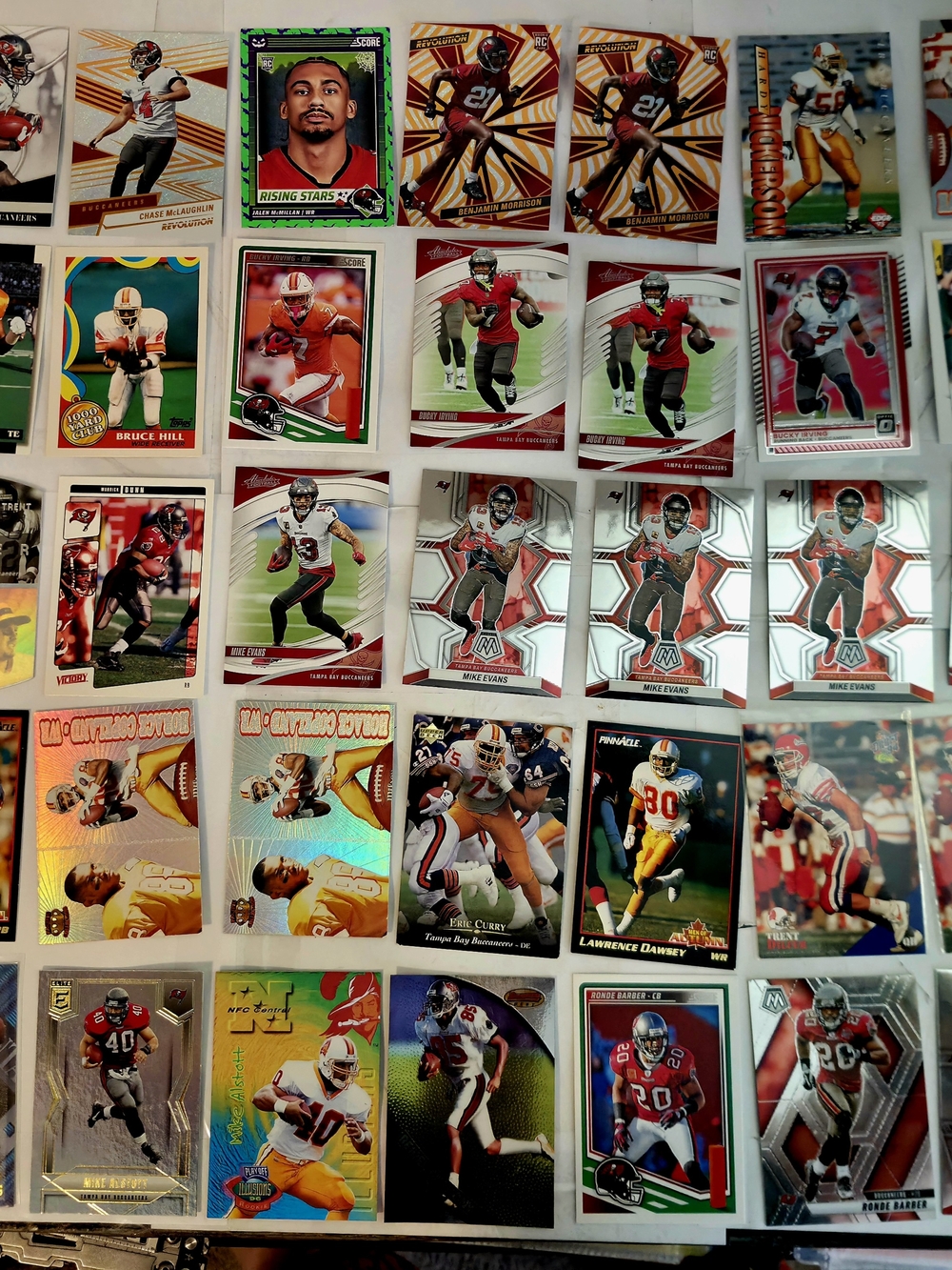 Tampa Bay Buccaneers Card Lot 45+ Tom Brady Mike Evans Bucs